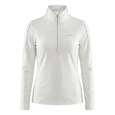 Ženski puli z zadrgo REUSCH TURTLENECK DELUXE WHITE/SILVER